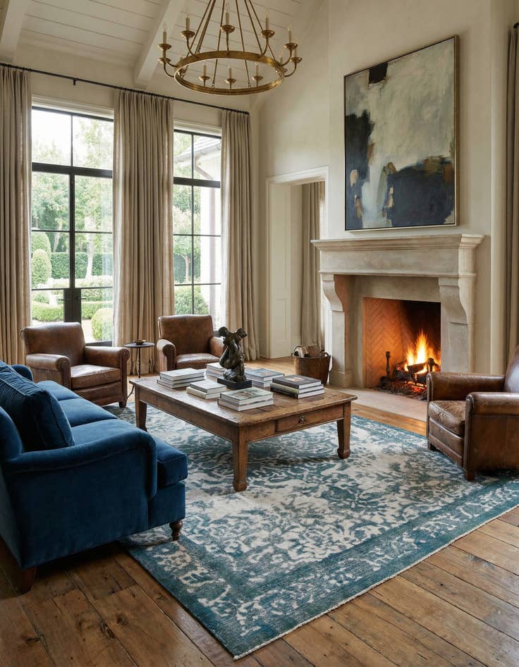 Detail image of 9' 7 x 12' 4  Hand Knotted Ultra Vintage Persian Wool Rug