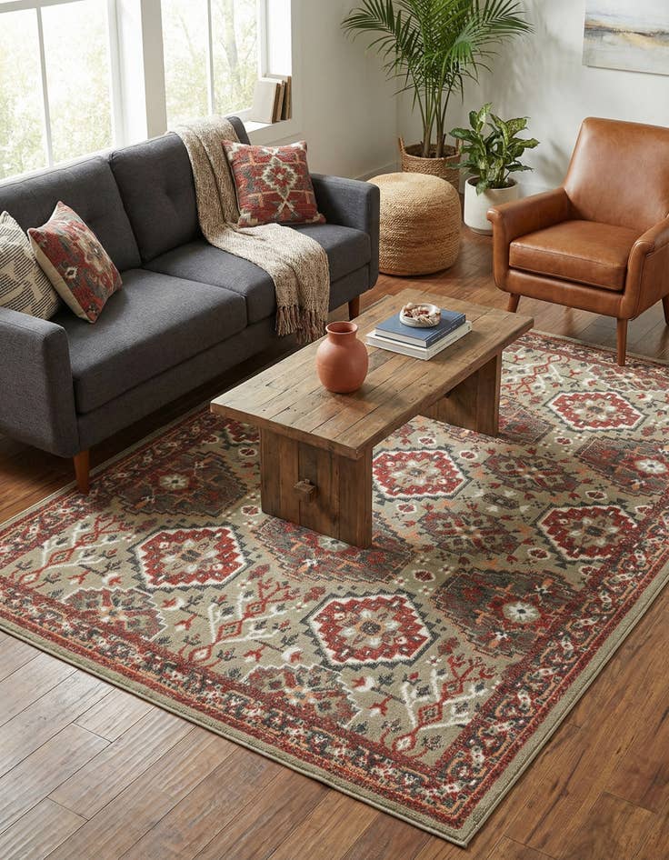 Detail image of 5' 3 x 7' 8 Arcadia Rug