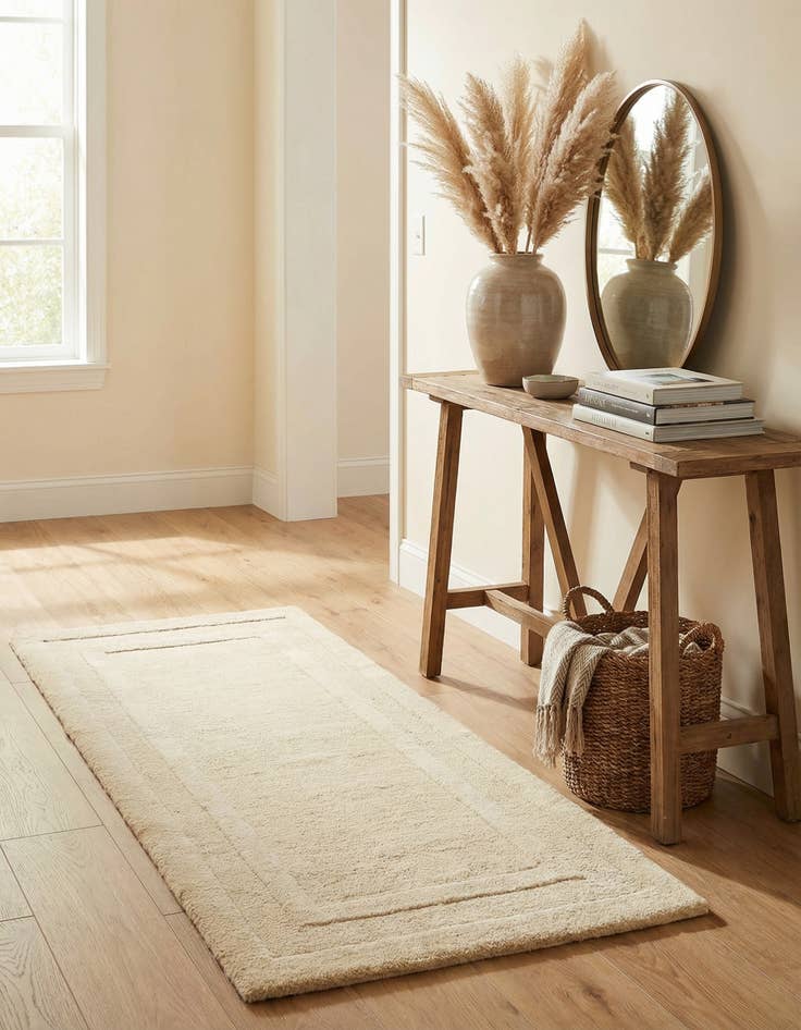 Detail image of 2' 8 x 4' 10 Luna Wool Rug