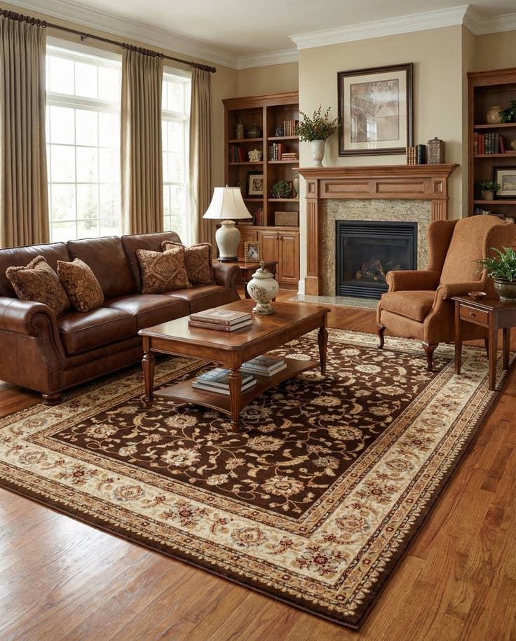 Detail image of 9' x 12' Classic Agra Rug