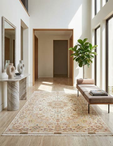4' 11 x 7' Tabriz Rug