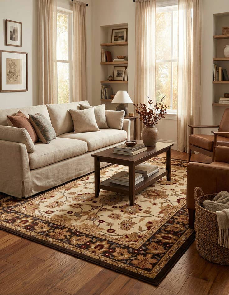 Detail image of 7' x 10' Classic Agra Rug