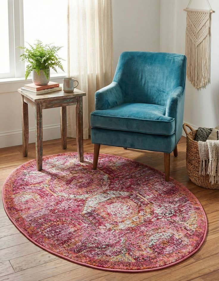 Detail image of  2' x 3' 1 Santiago Oval Rug