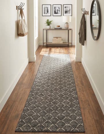 2' 7 x 12' Eco Trellis Runner Rug