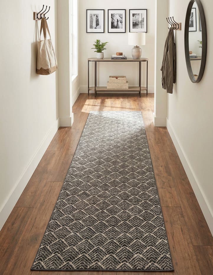 2' 7 x 12' Eco Trellis Runner Rug