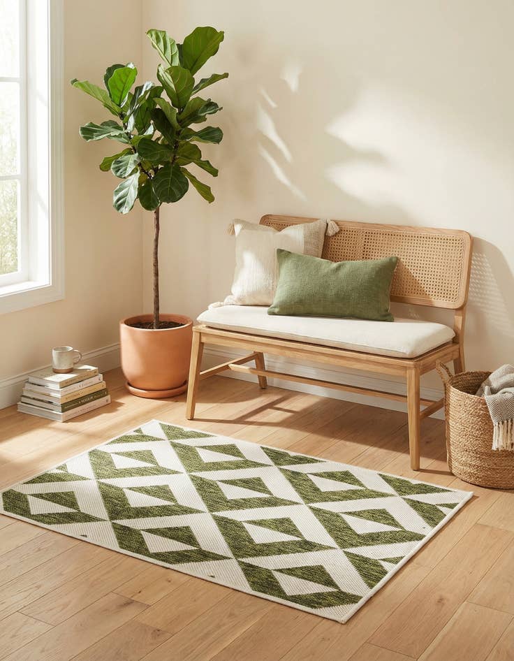 Detail image of 2' x 3'  Washable Jill Zarin Napa Indoor / Outdoor Rug