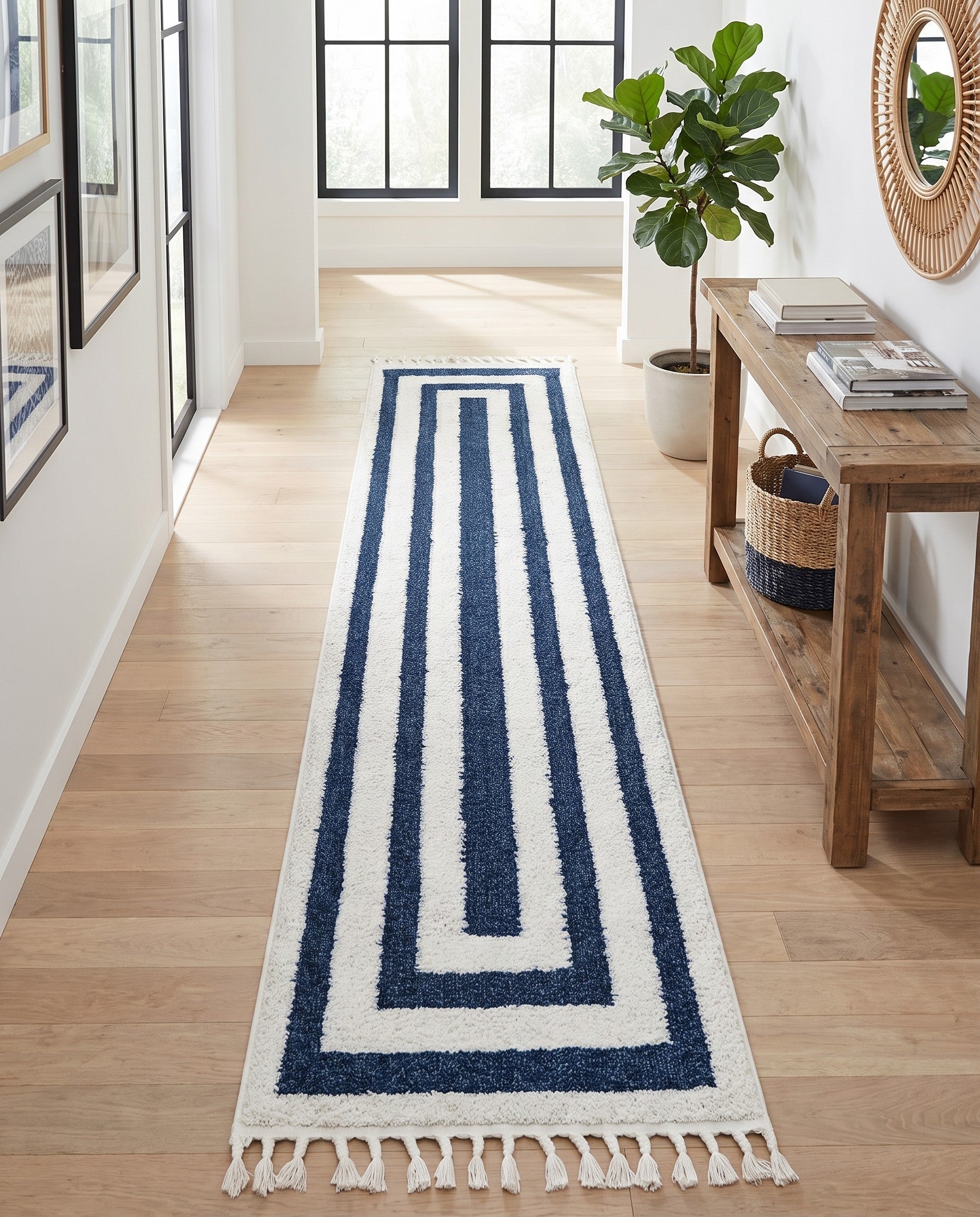 2' 7 x 12' Boho Runner Rug