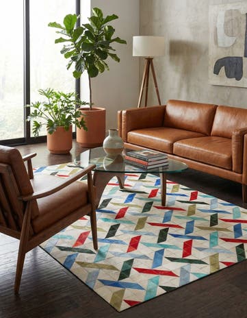 5' x 7' 10 Cowhide Rug