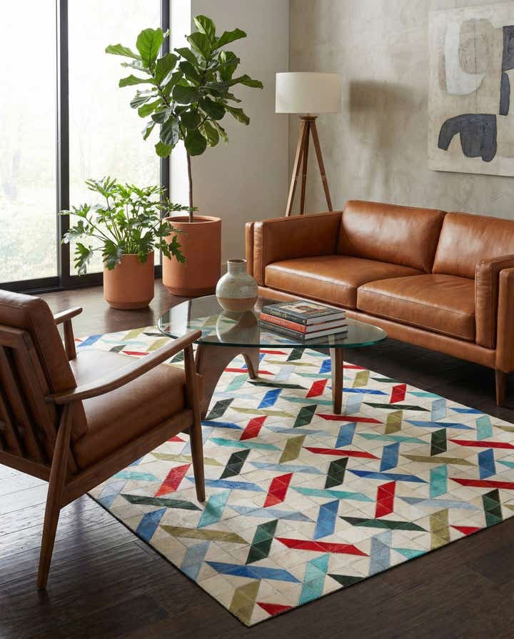 5' x 7' 10 Cowhide Rug