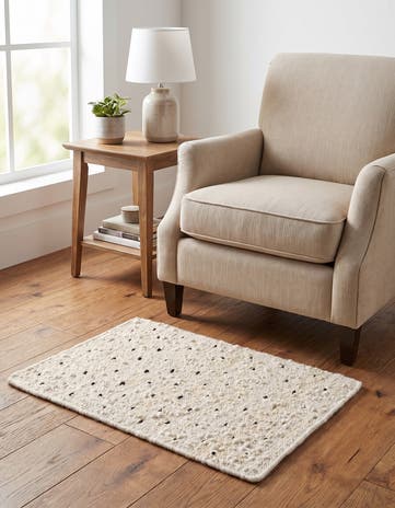 2' 1 x 3' Hand Knotted Moroccan Wool Rug
