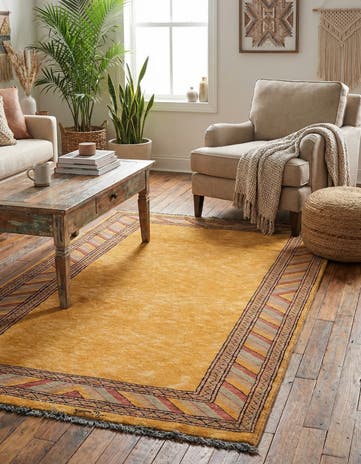 3' 3 x 4' 10 Hand Knotted Ziegler Oriental Wool Rug