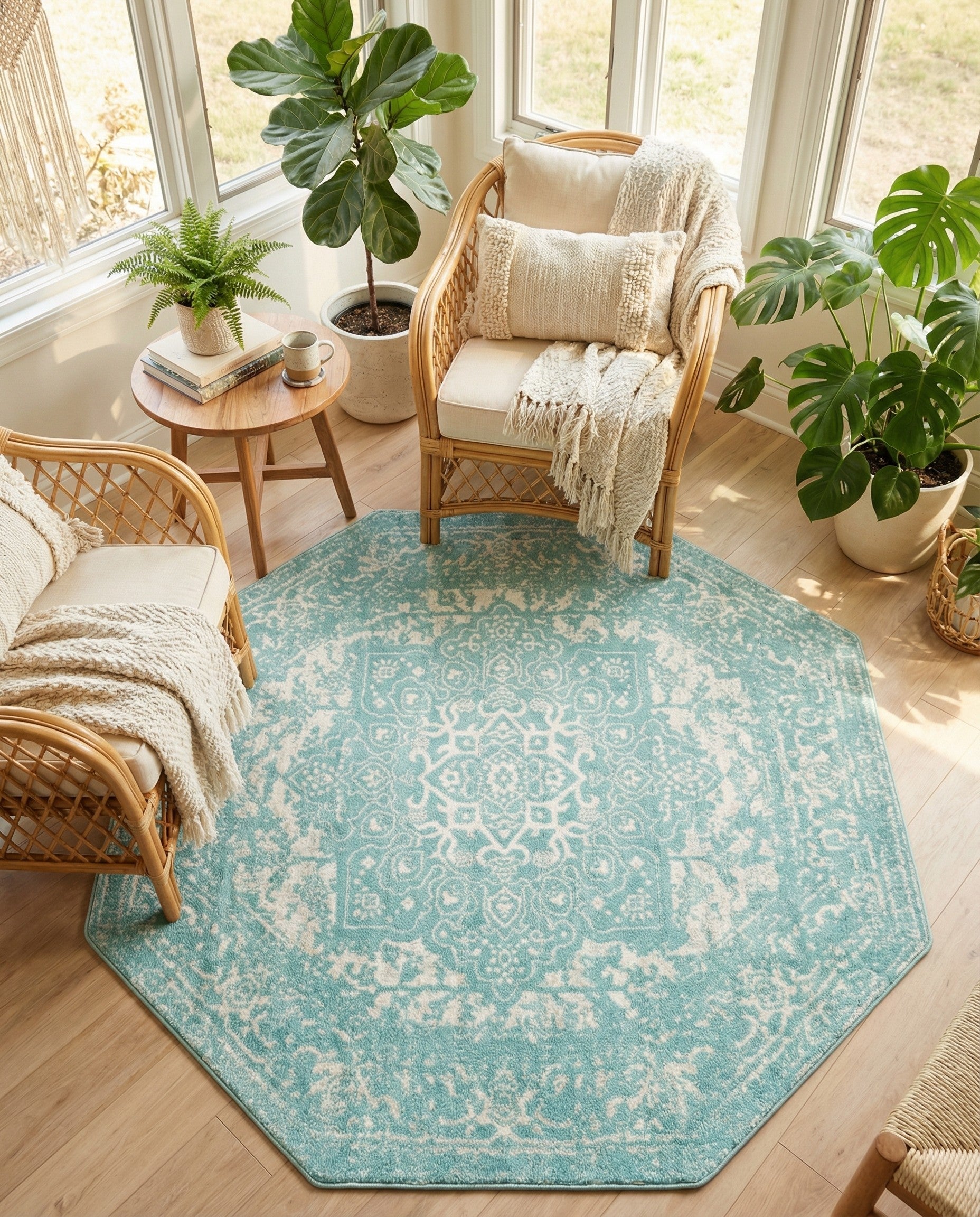 7' 10 x 7' 10 Arlington Octagon Rug