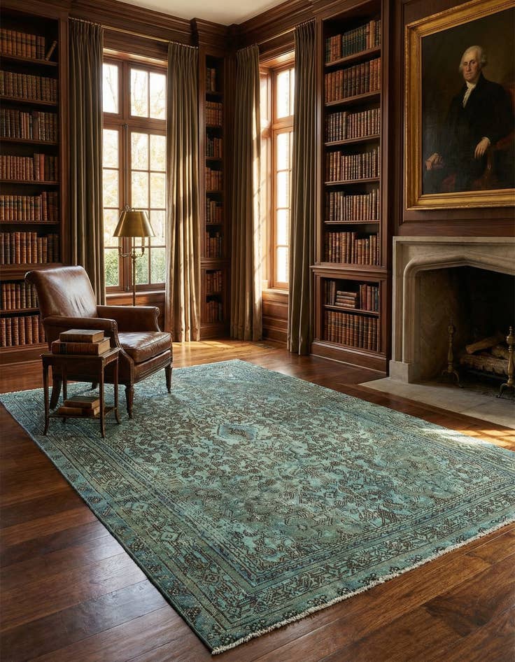 Detail image of 6' 6 x 9' 6 Vintage Rug