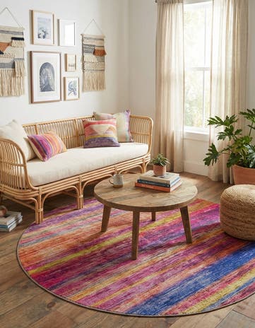5' x 5' Asha Round Rug