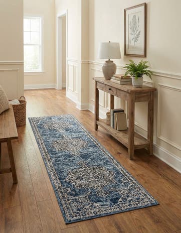 Blue Nyla Runner Rug