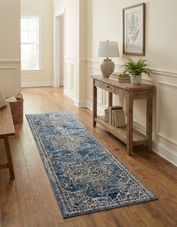 Blue Nyla Runner Rug
