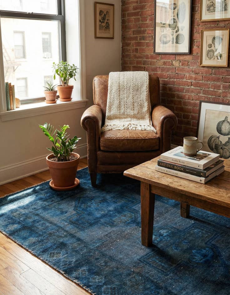 Detail image of 3' 1 x 5' 9  Hand Knotted Ultra Vintage Persian Wool Rug