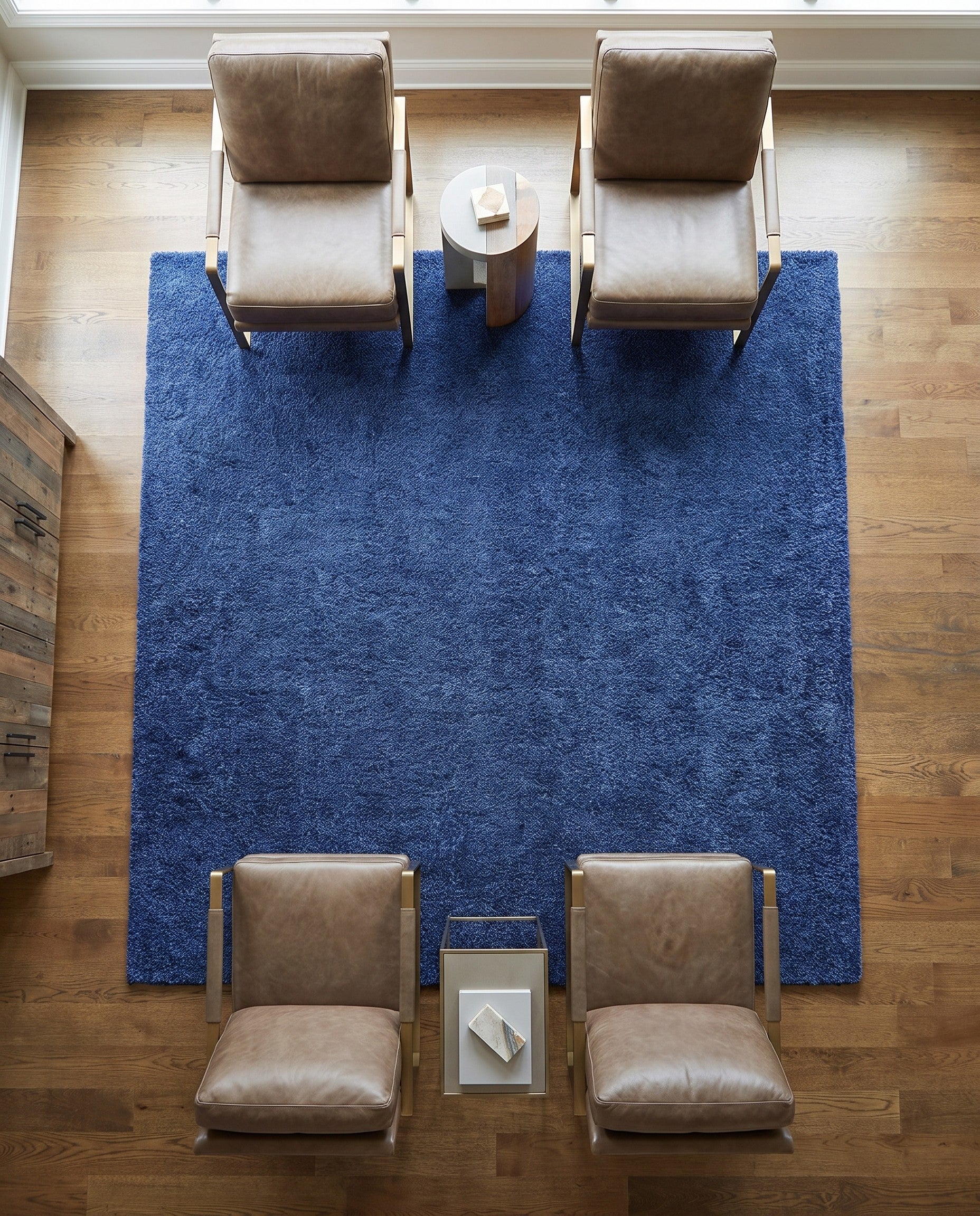 8' x 8' Solid Frieze Square Rug
