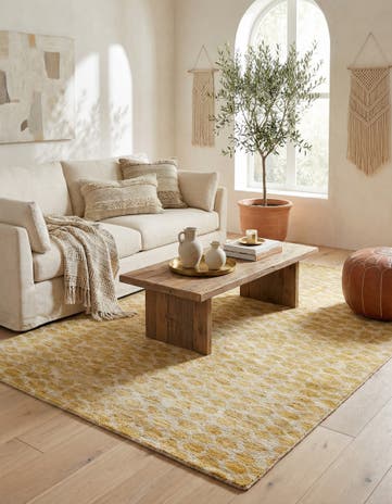5' x 8' Hand Knotted Moroccan Wool Rug