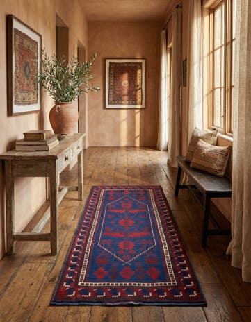 3' 8 x 6' 10 Hand Knotted Anatolian Wool Runner Rug