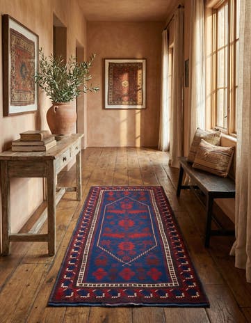3' 8 x 6' 10 Hand Knotted Anatolian Wool Runner Rug