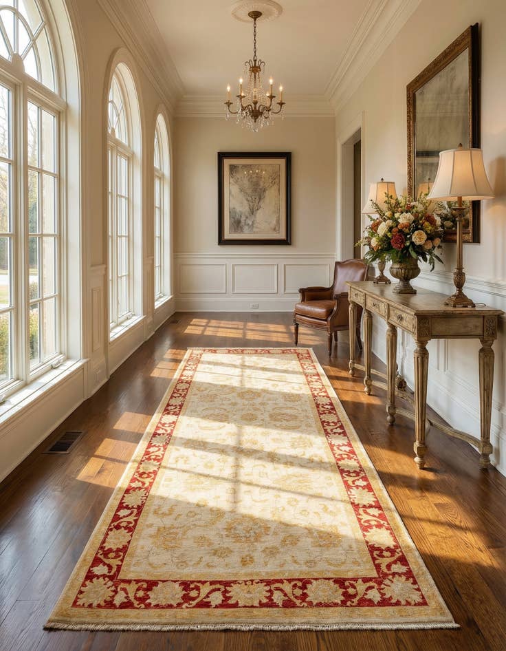 Detail image of 5' x 10' 11 Kaizar Wool Runner Rug