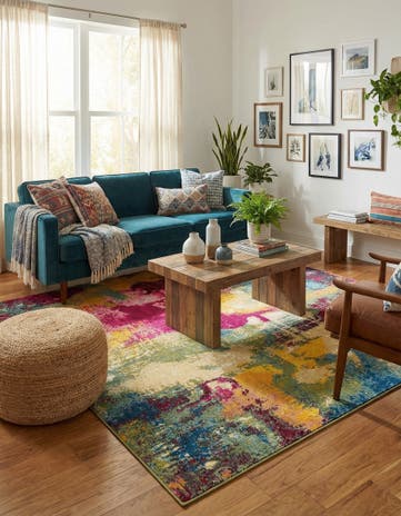 8' x 11' Washable Hyacinth Rug