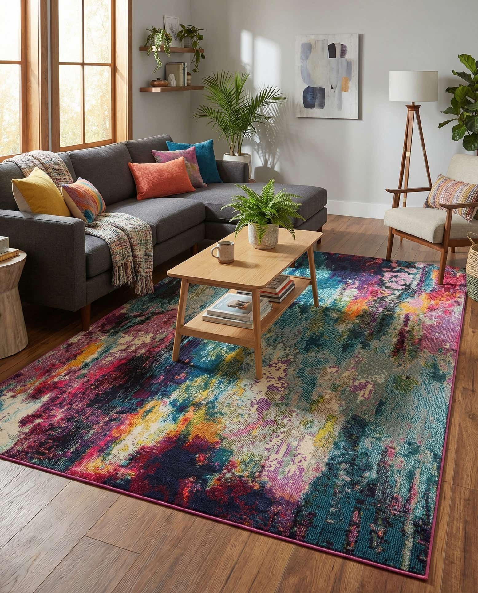 8' x 11' Washable Theia Rug