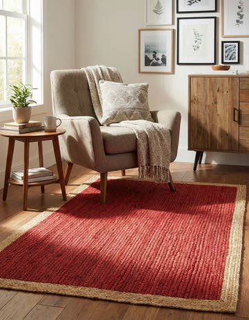 3' 3 x 5' 3 Handmade Braided Jute Rug