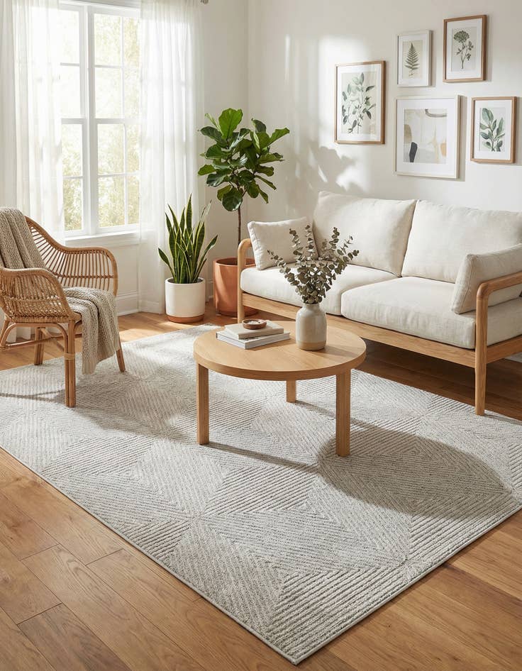 Detail image of  5' x 8'  Washable Sabrina Soto Indoor / Outdoor Rug