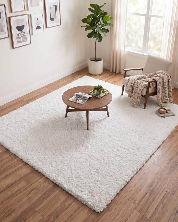 Detail image of 7' 10 x 7' 10 Zermatt Shag Square Rug