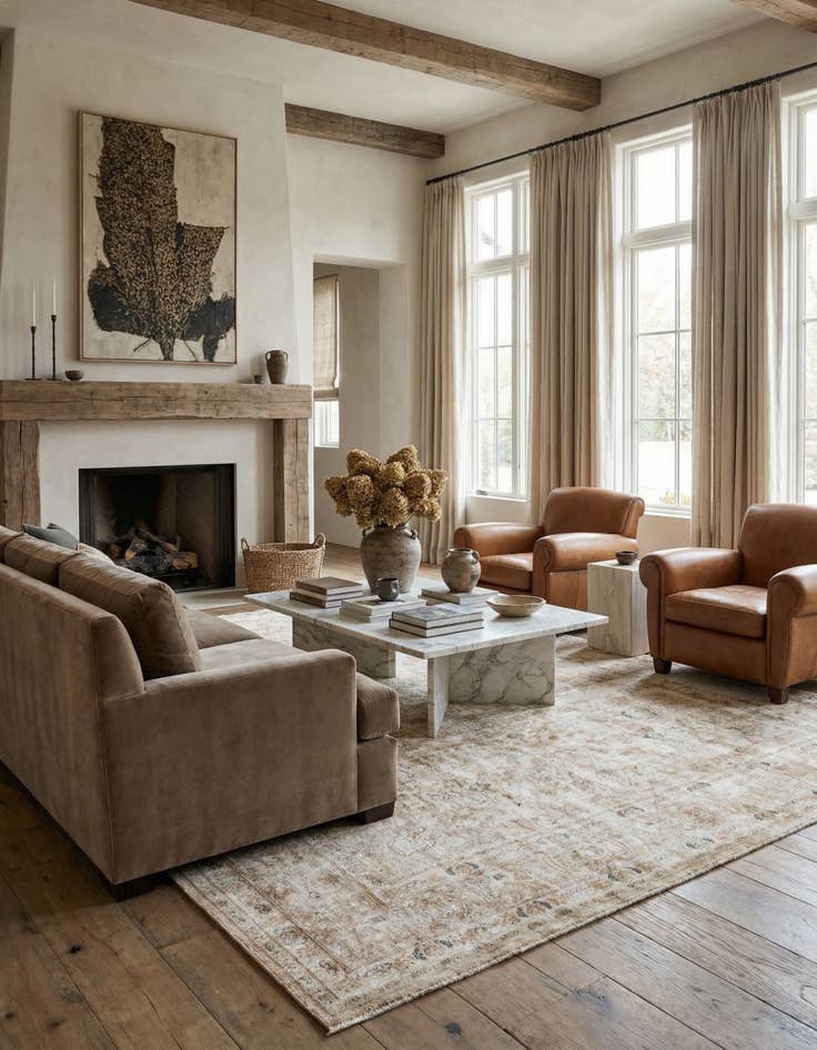 Detail image of 9' 5 x 12' 6  Hand Knotted Ultra Vintage Persian Wool Rug