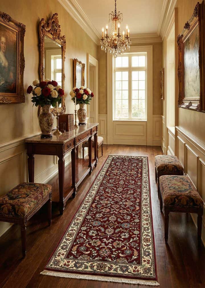 2' 9 x 10' 7 Tabriz Wool Runner Rug