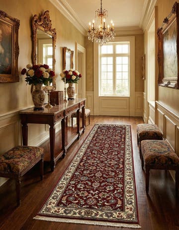 2' 9 x 10' 7 Tabriz Wool Runner Rug