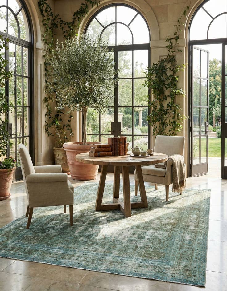 Detail image of 6' 2 x 9' 4 Vintage Royal Rug