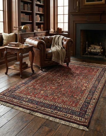 5' 3 x 8' 6 Ghashghai Wool Rug