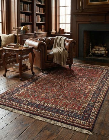 5' 3 x 8' 6 Ghashghai Wool Rug
