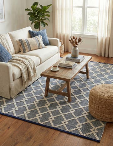 5' 1 x 8' Hand Knotted Jill Zarin Dorset Rug
