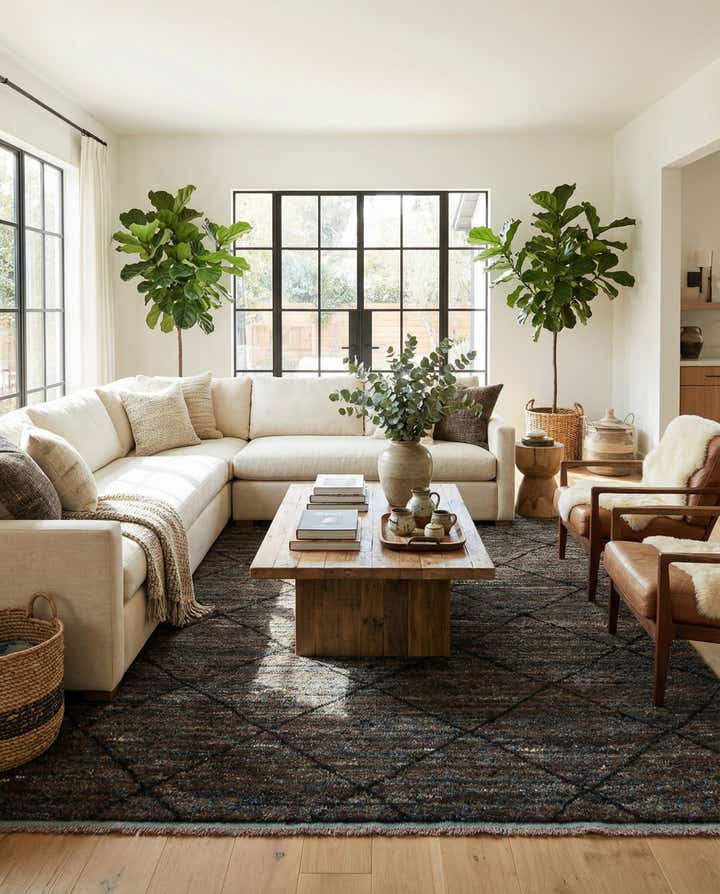 7' 10 x 10' 1 Hand Knotted Moroccan Wool Rug