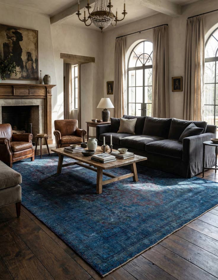 Detail image of  9' 8 x 12' 7  Hand Knotted Ultra Vintage Persian Wool Rug