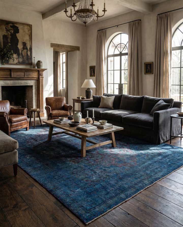 9' 8 x 12' 7 Hand Knotted Ultra Vintage Persian Wool Rug