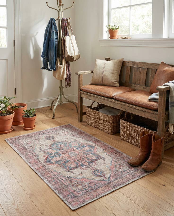 Detail image of 2' x 3' Washable Nostalgia Rug