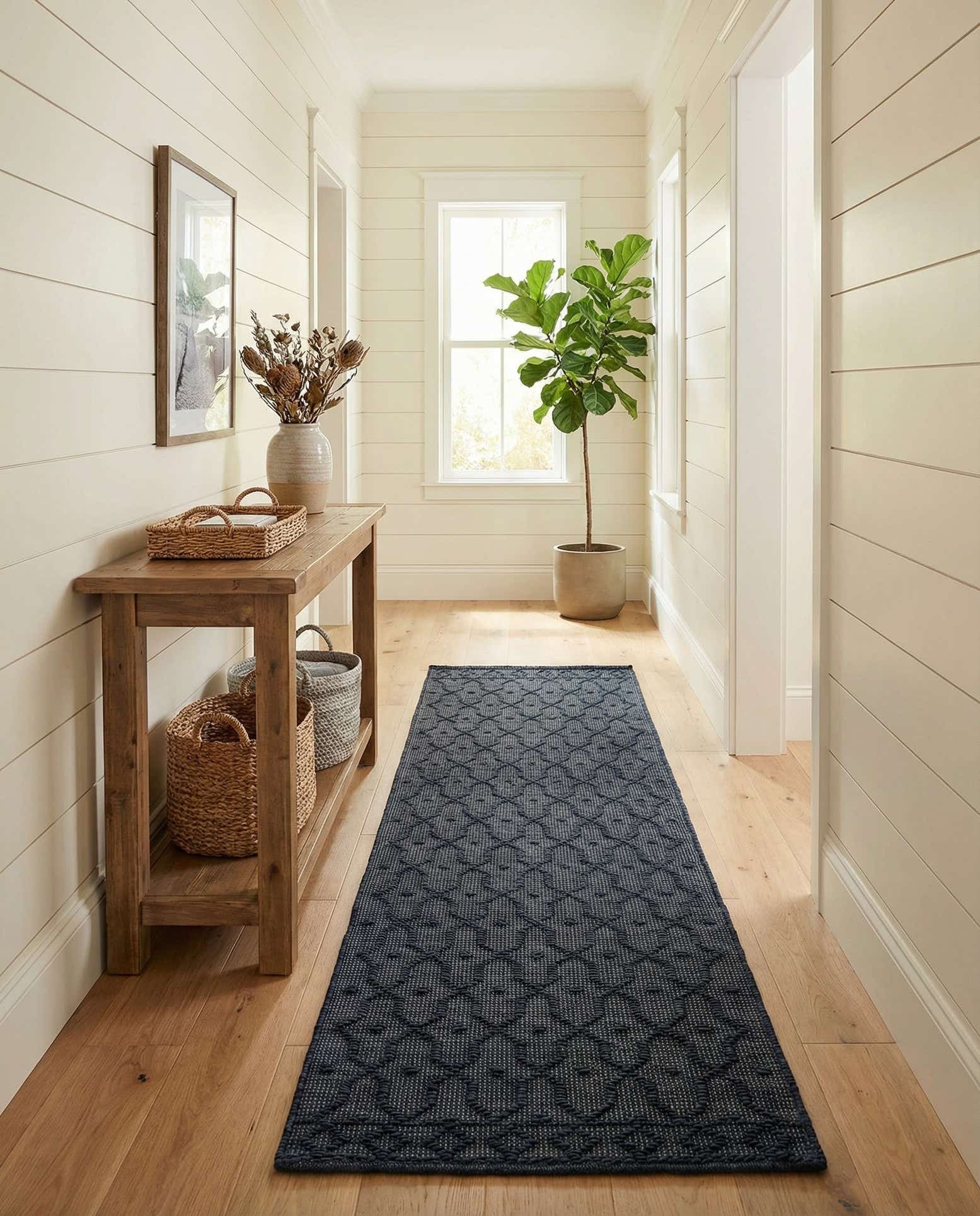 2' 7 x 9' 10 Hand Woven Larsa Jute Runner Rug