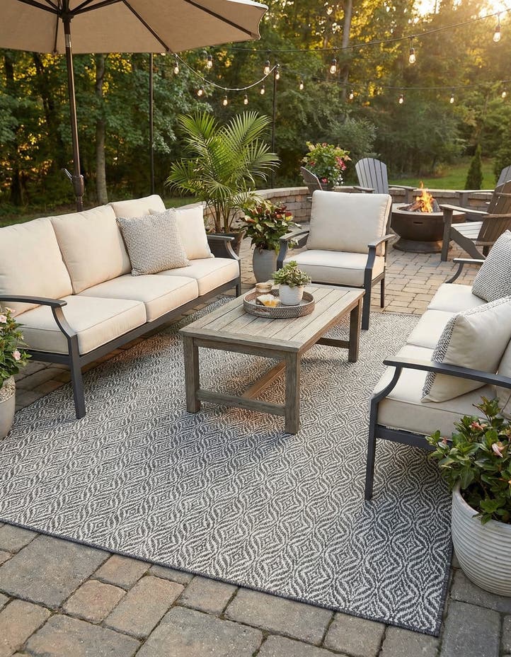 6' x 9' Easy-Clean Lattice Indoor / Outdoo...
