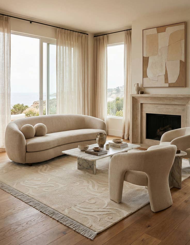 Detail image of  5' 9 x 8' Darya Rug