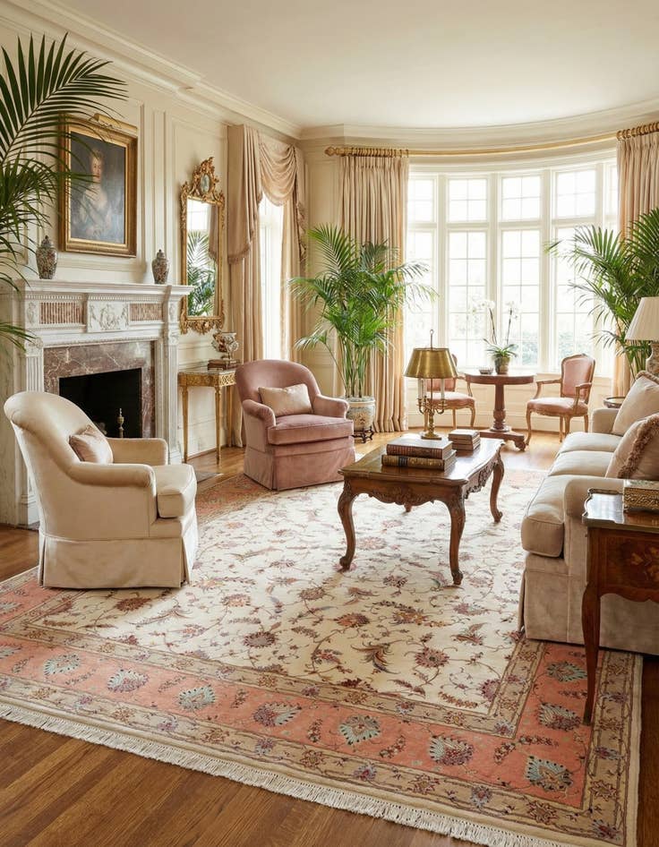 Detail image of  8' 2 x 9' 11 Tabriz Rug