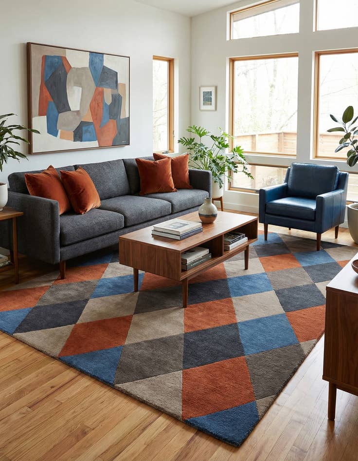 Detail image of 8' x 10' 2 Luna Wool Rug