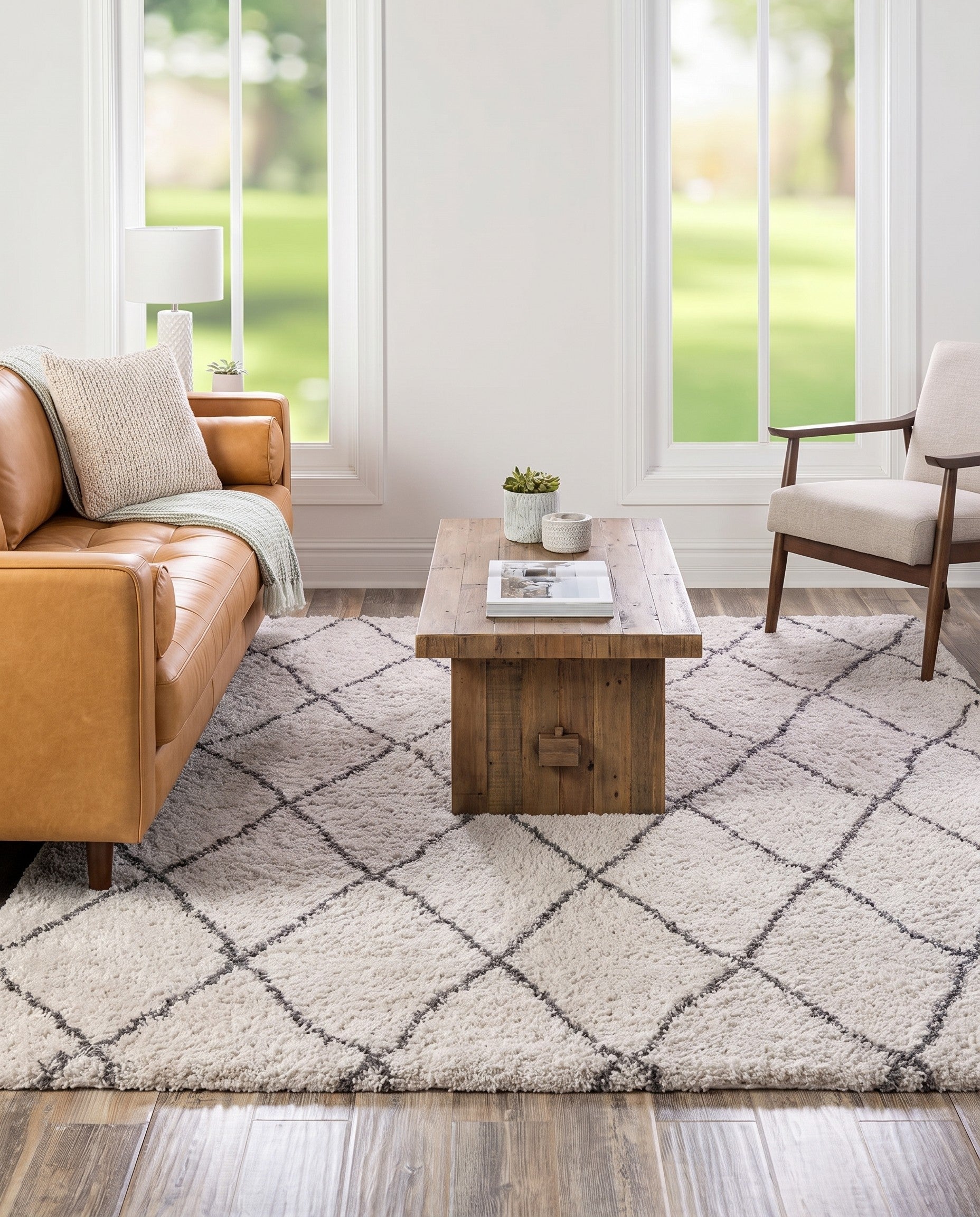 8' x 8' Moroccan Shag Square Rug