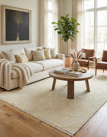 5' 6 x 8' 2 Hand Knotted Darya Wool Rug