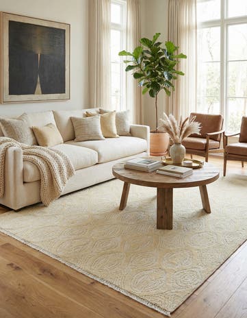 5' 6 x 8' 2 Hand Knotted Darya Wool Rug